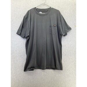 Dickies Men’s T-shirt Solid Gray Front Pocket Short Sleeve Size 2XL